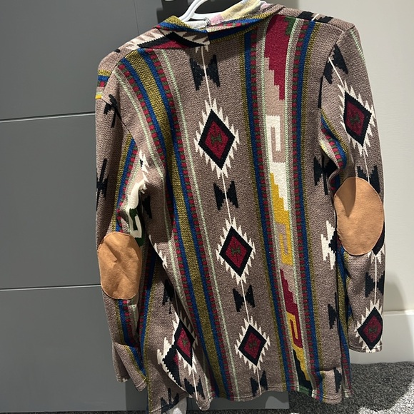 Aztec cardigan elbow patch - Picture 6 of 6